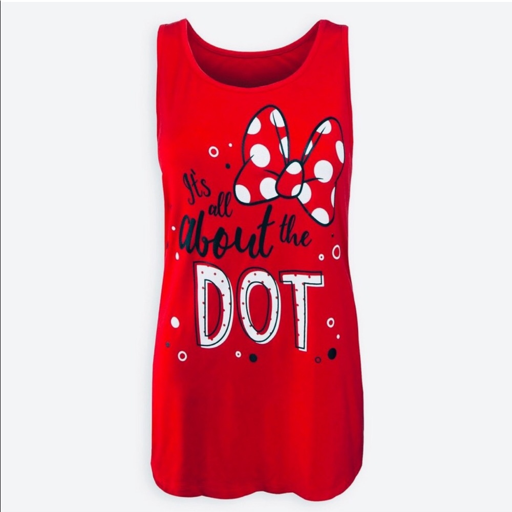 Disney “It’s all about the dot” Rayon tank top Size M